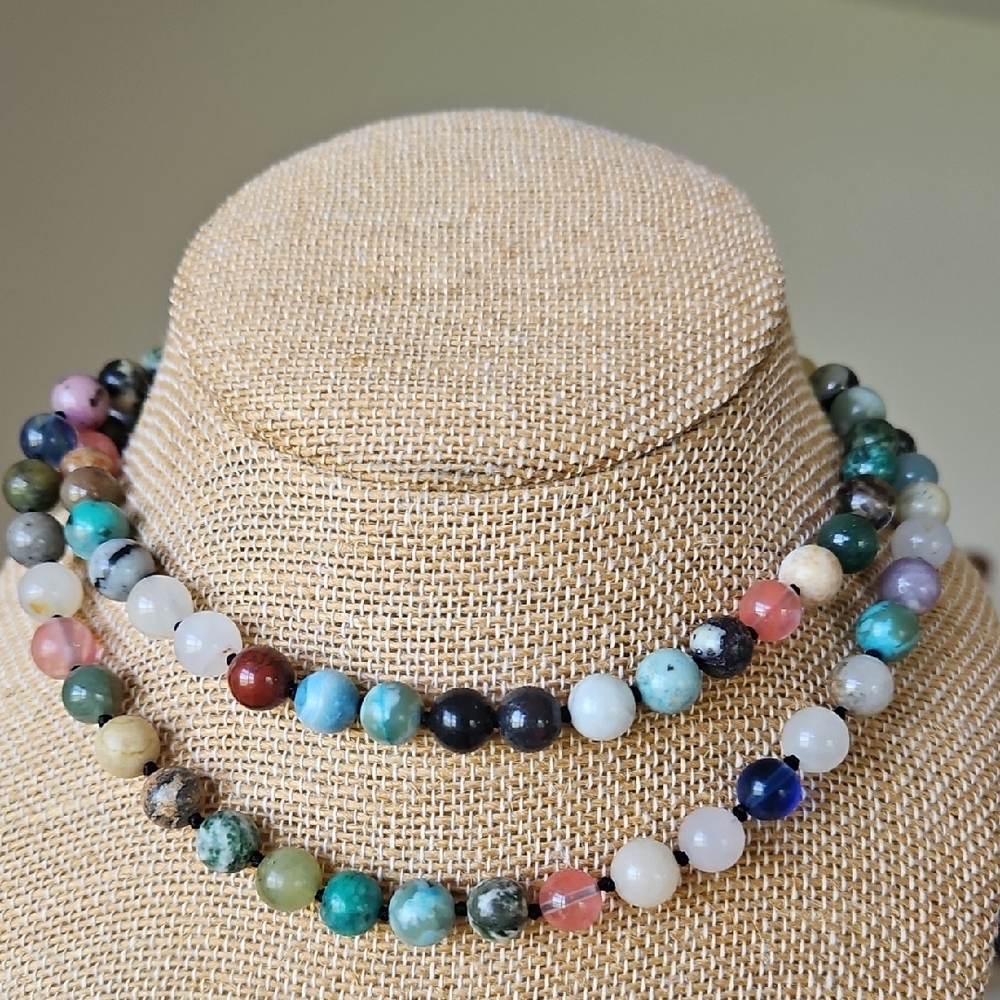 Gemstone Beaded Necklace